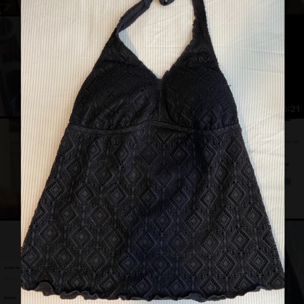 Black Swim top